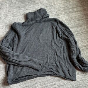 Express Charcoal Turtleneck Sweater